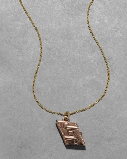 Antique 1800s 10k Rose Gold & Pearl Book Locket Necklace