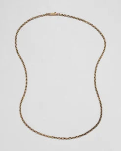 Antique Victorian 14k Gold Cable Chain Necklace