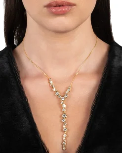 Asterales Gold Cascading Necklace