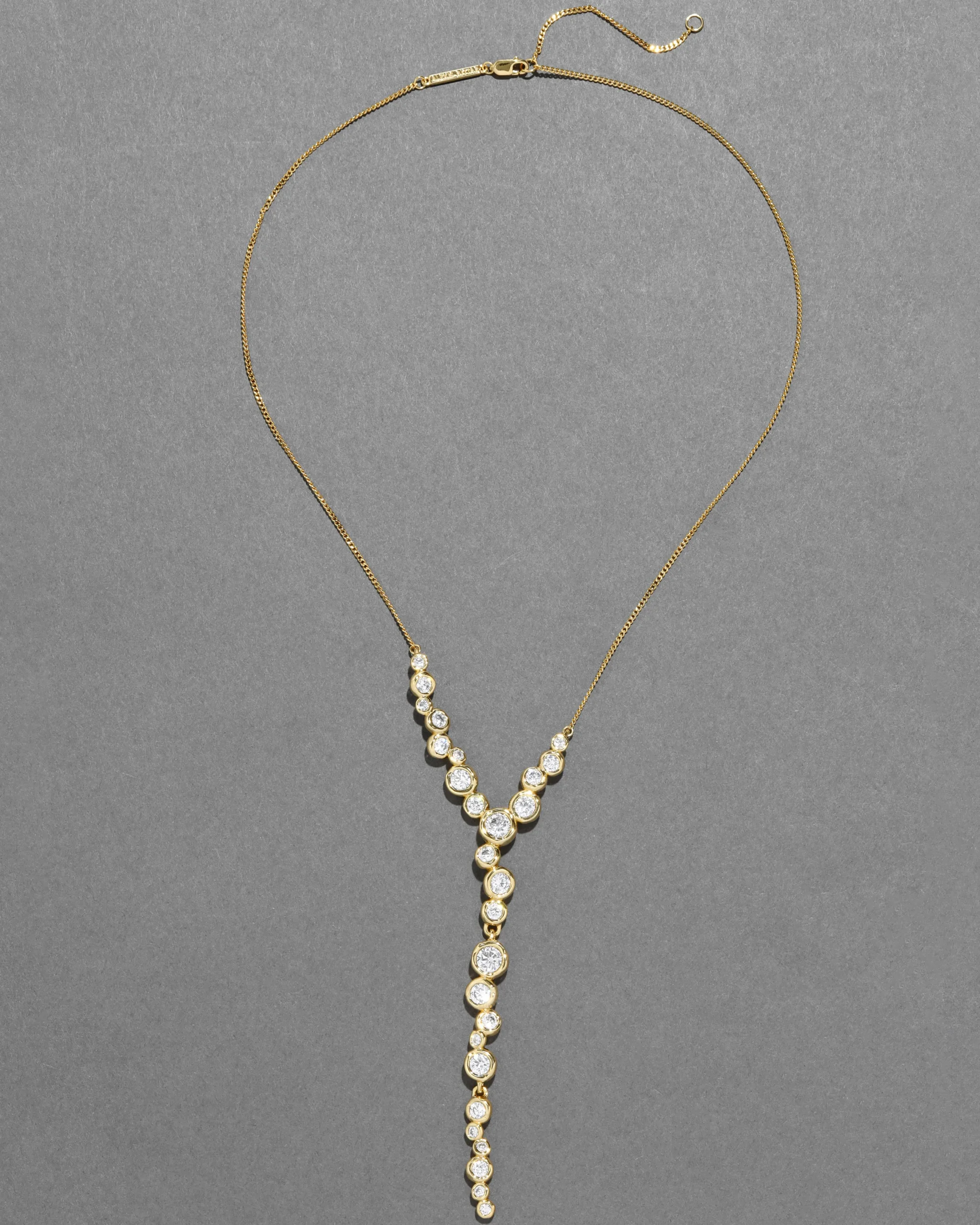 Asterales Gold Cascading Necklace