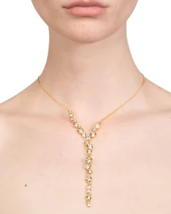 Asterales Gold Cascading Necklace