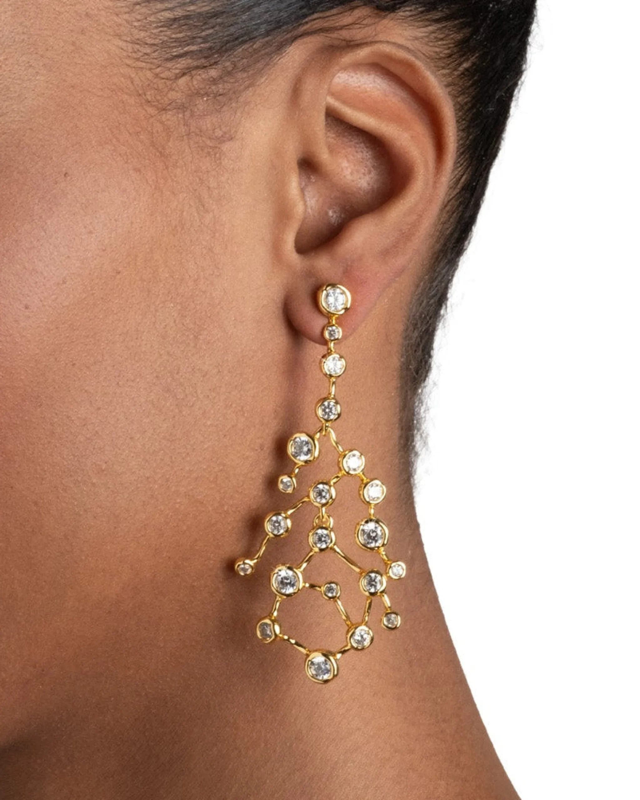 Asterales Gold Celestial Earring