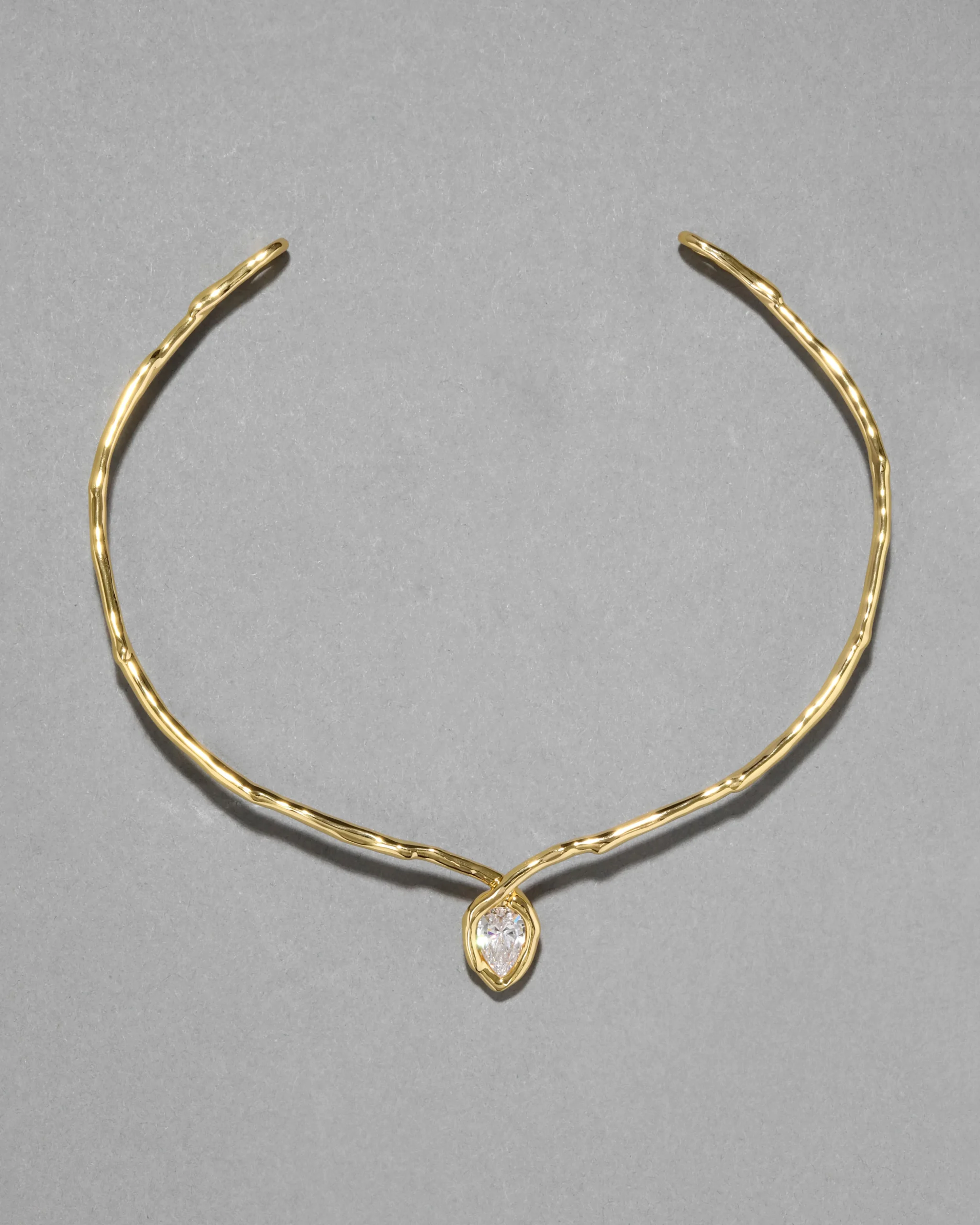 Asterales Gold Floating Collar Necklace