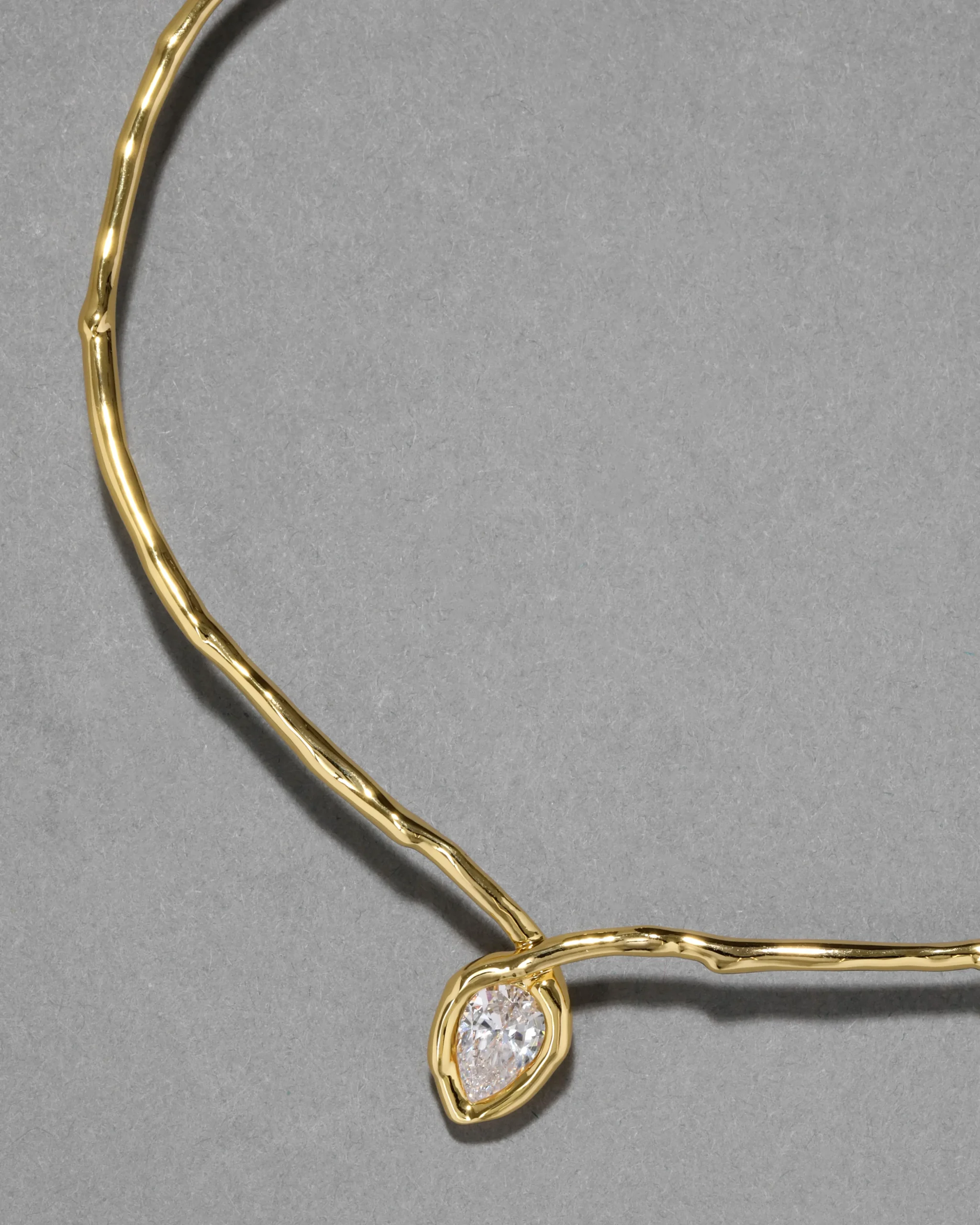 Asterales Gold Floating Collar Necklace
