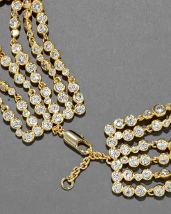 Asterales Gold Multi Layered Necklace