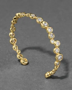 Asterales Gold Skinny Cuff Bracelet