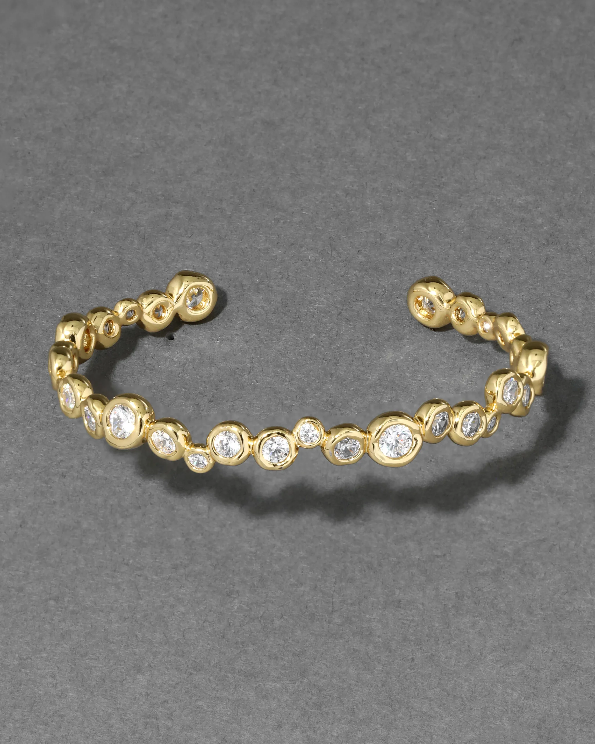 Asterales Gold Skinny Cuff Bracelet
