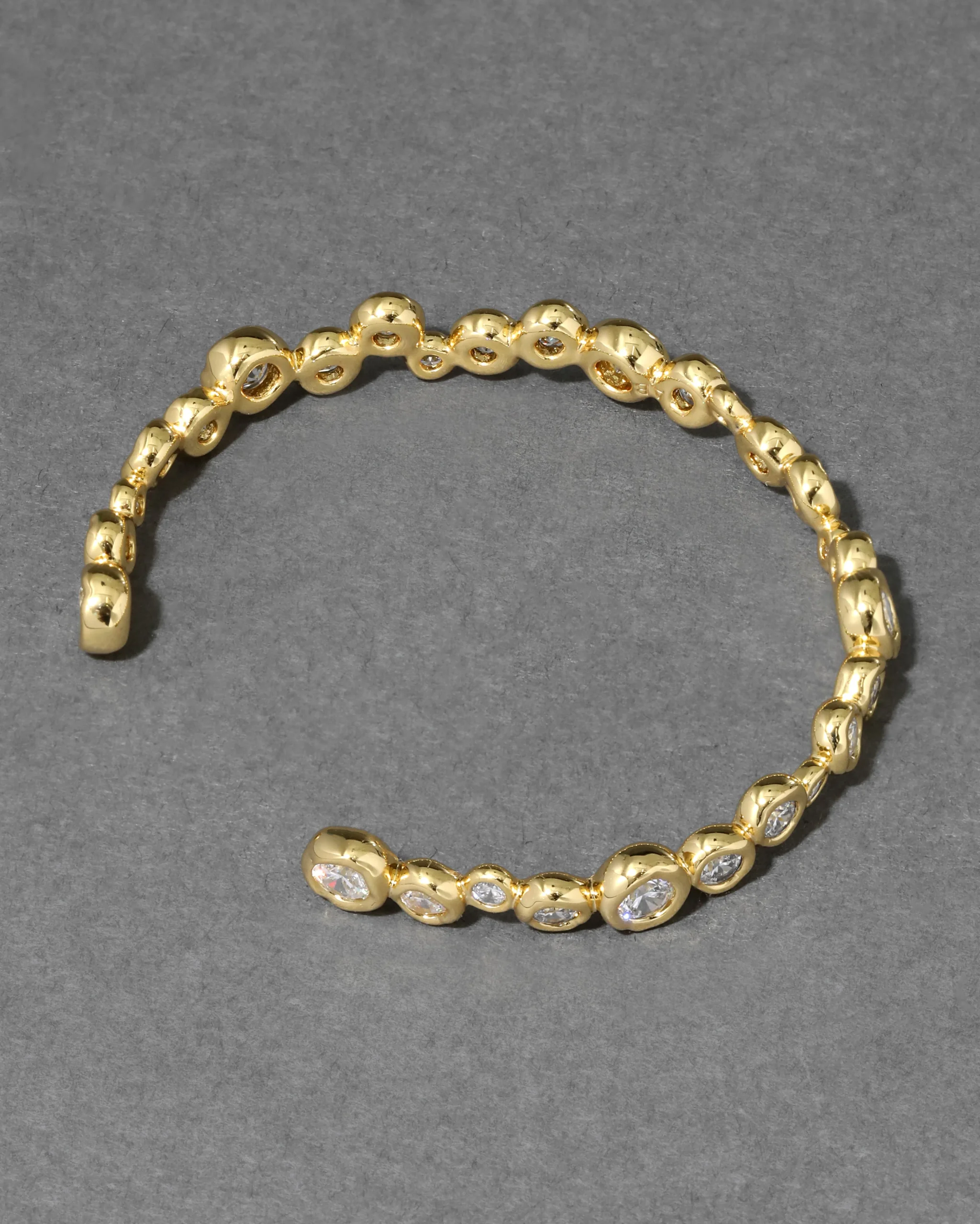 Asterales Gold Skinny Cuff Bracelet