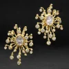 Asterales Modernist Clip Earring