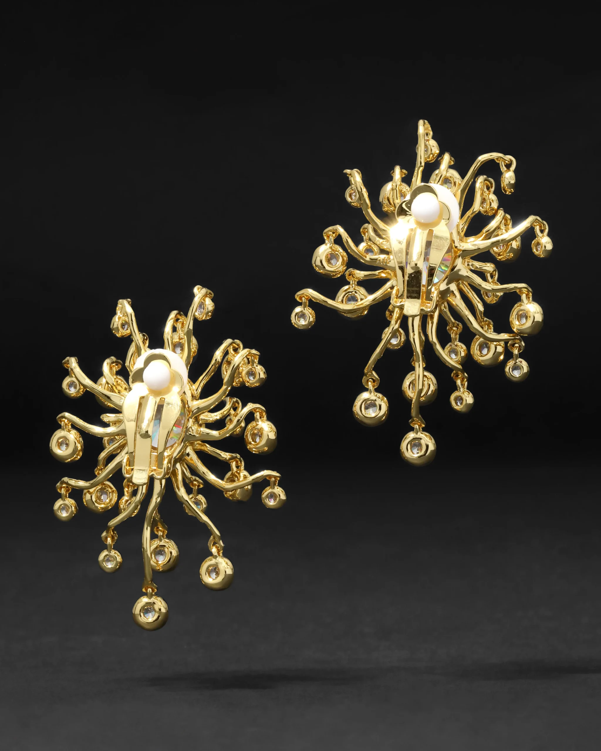 Asterales Modernist Clip Earring