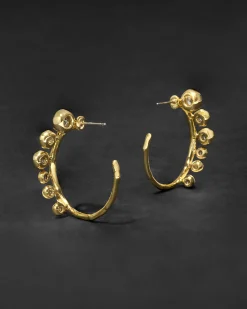 Asterales Modernist Hoop Earring