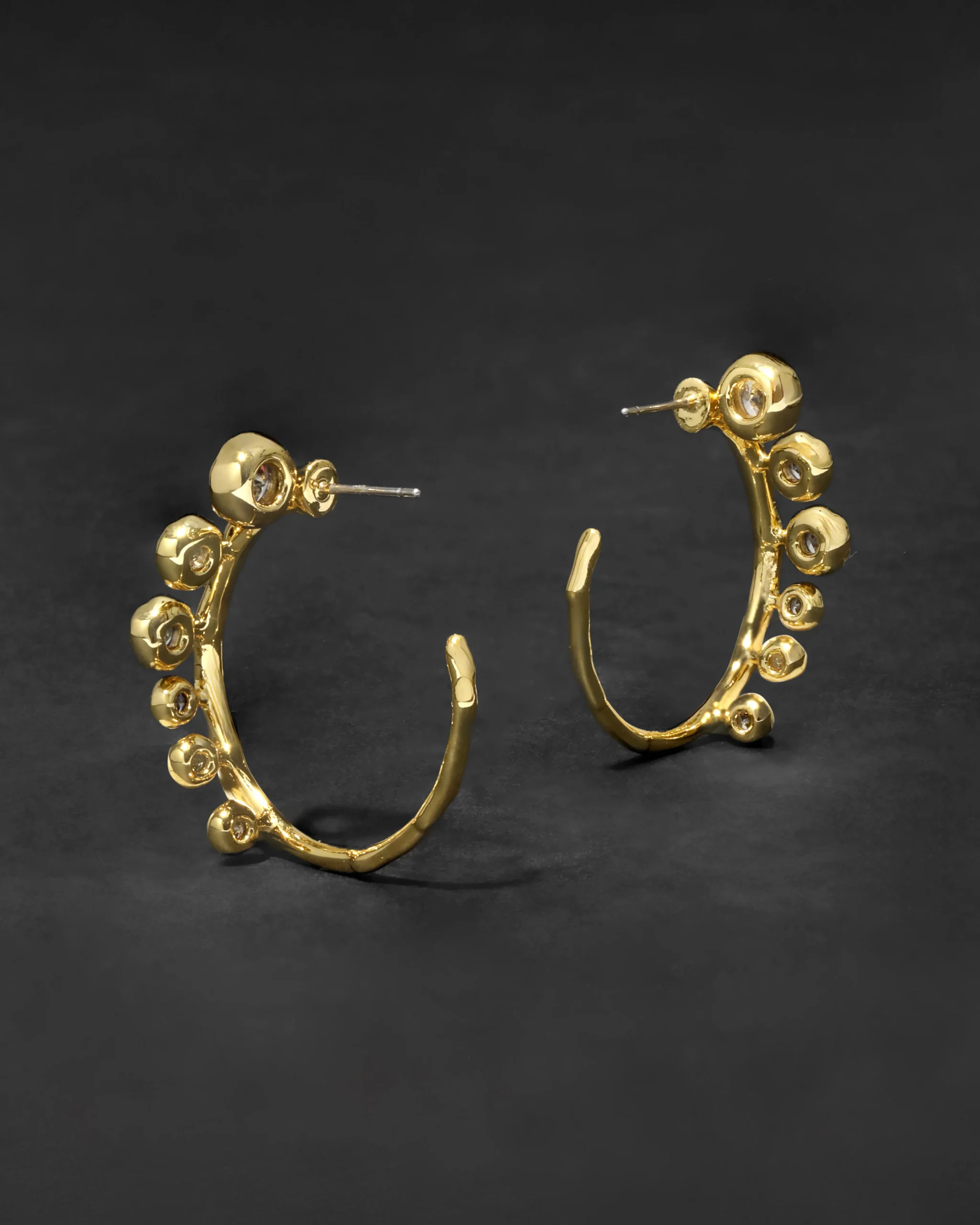 Asterales Modernist Hoop Earring