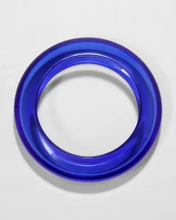 Bonbon Lucite Saucer Bangle Bracelet- Sky