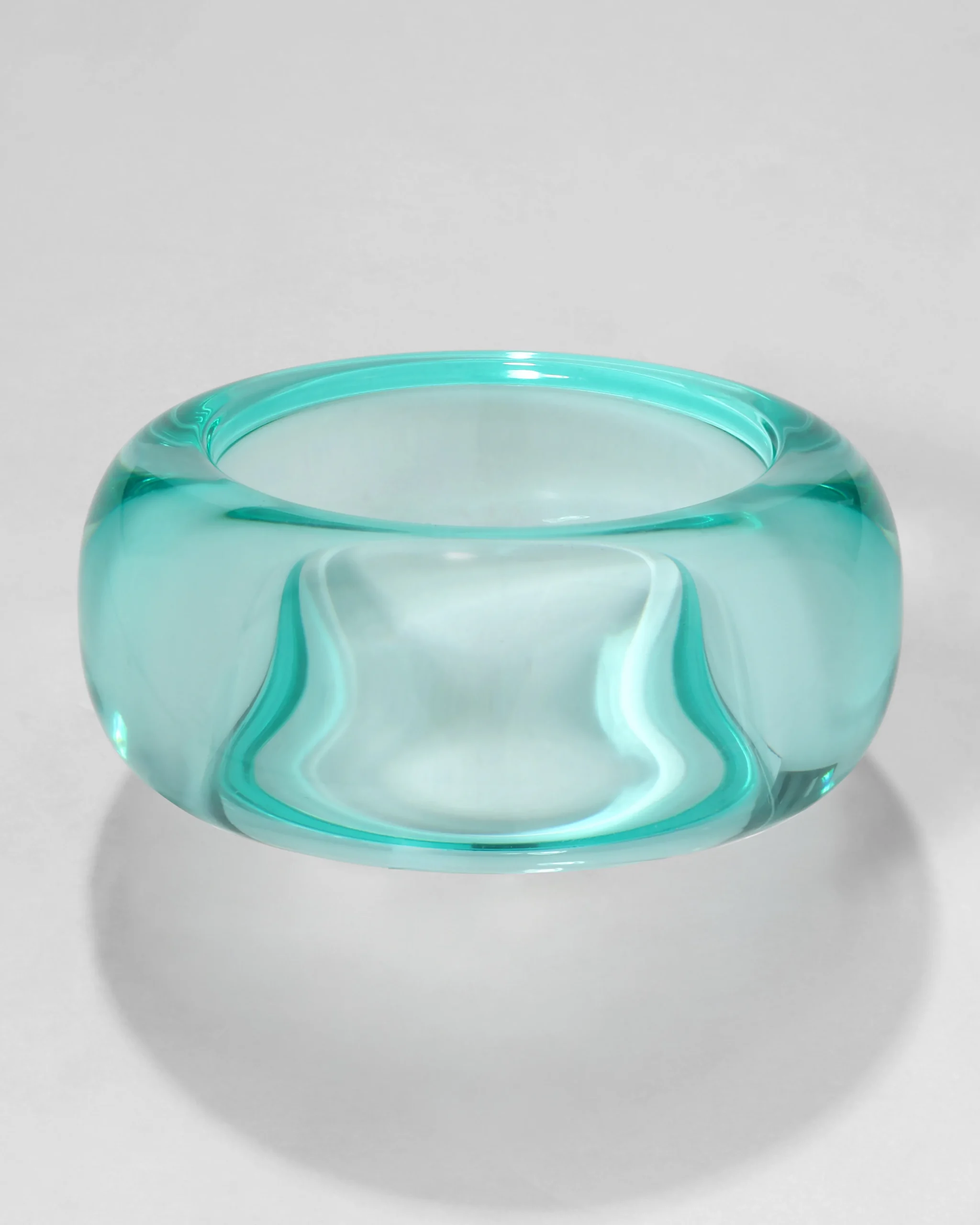 Bonbon Lucite Wide Bangle Bracelet- Horizon