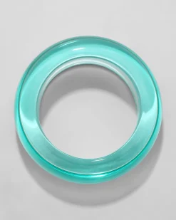 Bonbon Lucite Wide Bangle Bracelet- Horizon