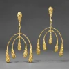 Brut Gold Large Mobile Earring