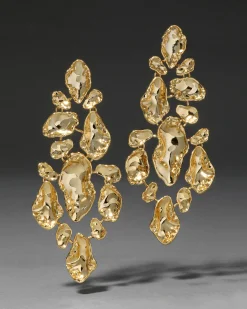 Brut Gold Large Mosaic Earring