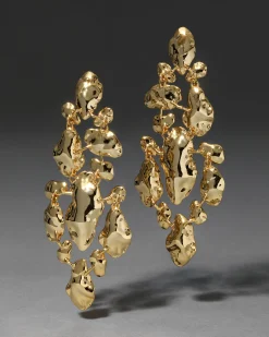 Brut Gold Large Mosaic Earring