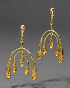 Brut Gold Medium Mobile Earring