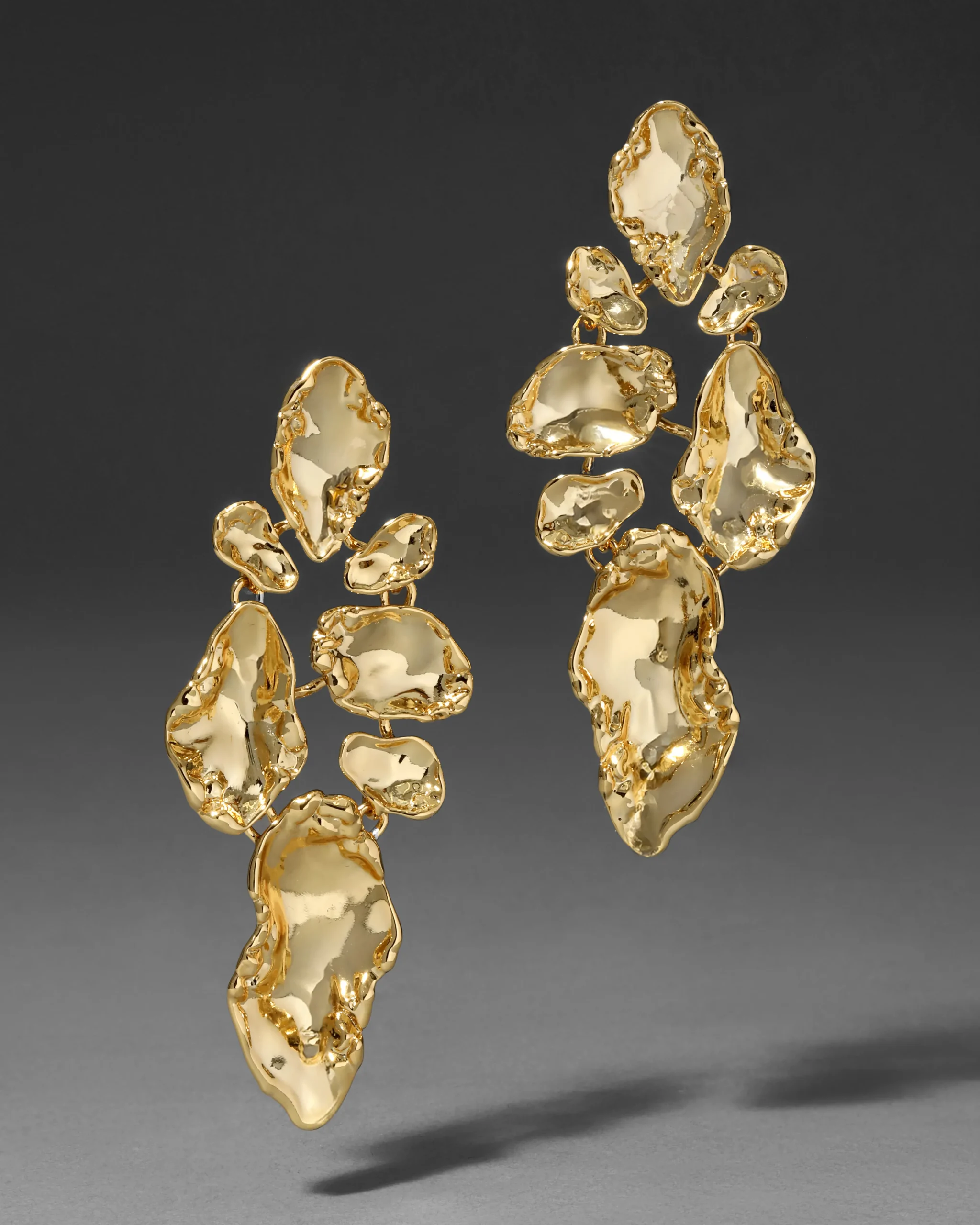 Brut Gold Mosaic Earring