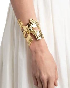 Brut Gold Reef Cuff Bracelet