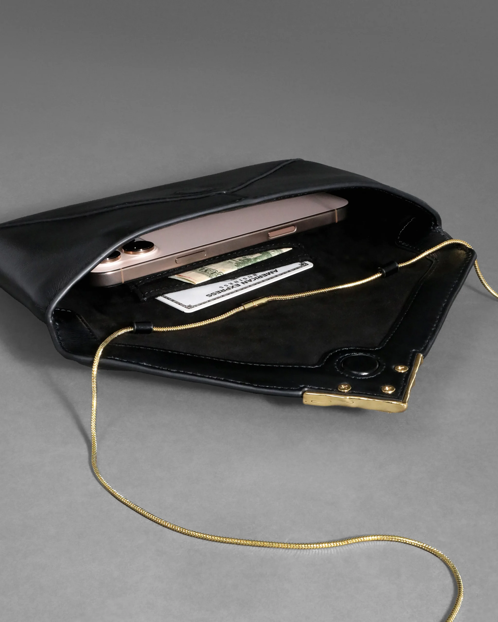 Envelope Clutch- Black