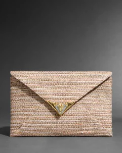 Envelope Clutch- Sunset Blush