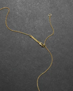 Gilded Tusk Lucite Necklace