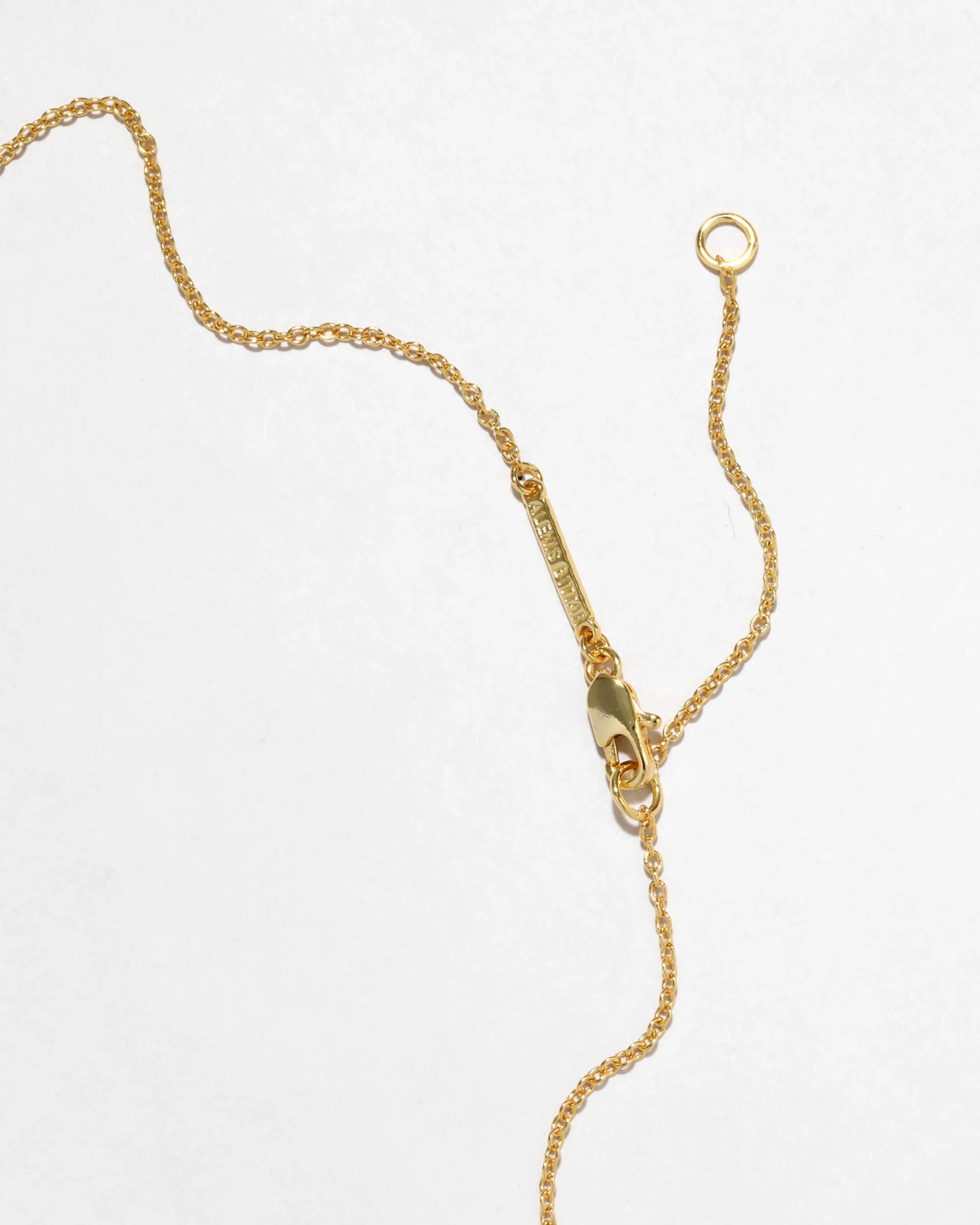 Gold Capped Crescent Lucite Necklace- Black Cherry