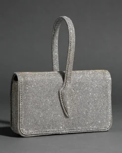Lace-Up Wristlet- Disco Gold