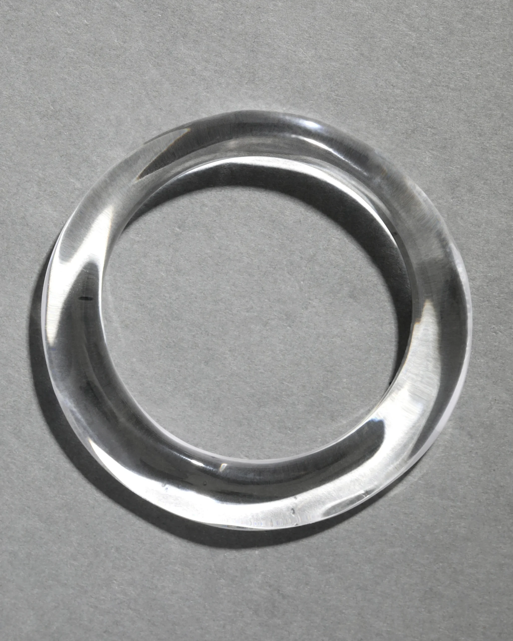 Liquid Lucite Bangle Bracelet