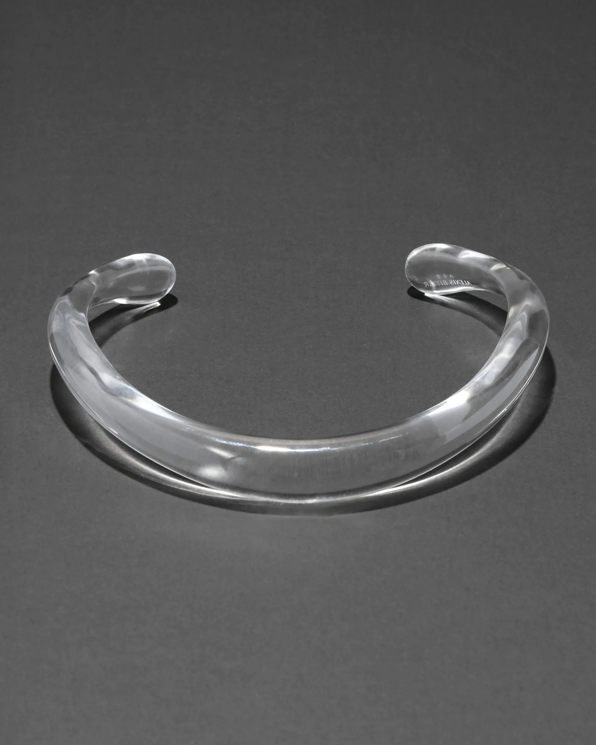 Liquid Lucite Collar Necklace
