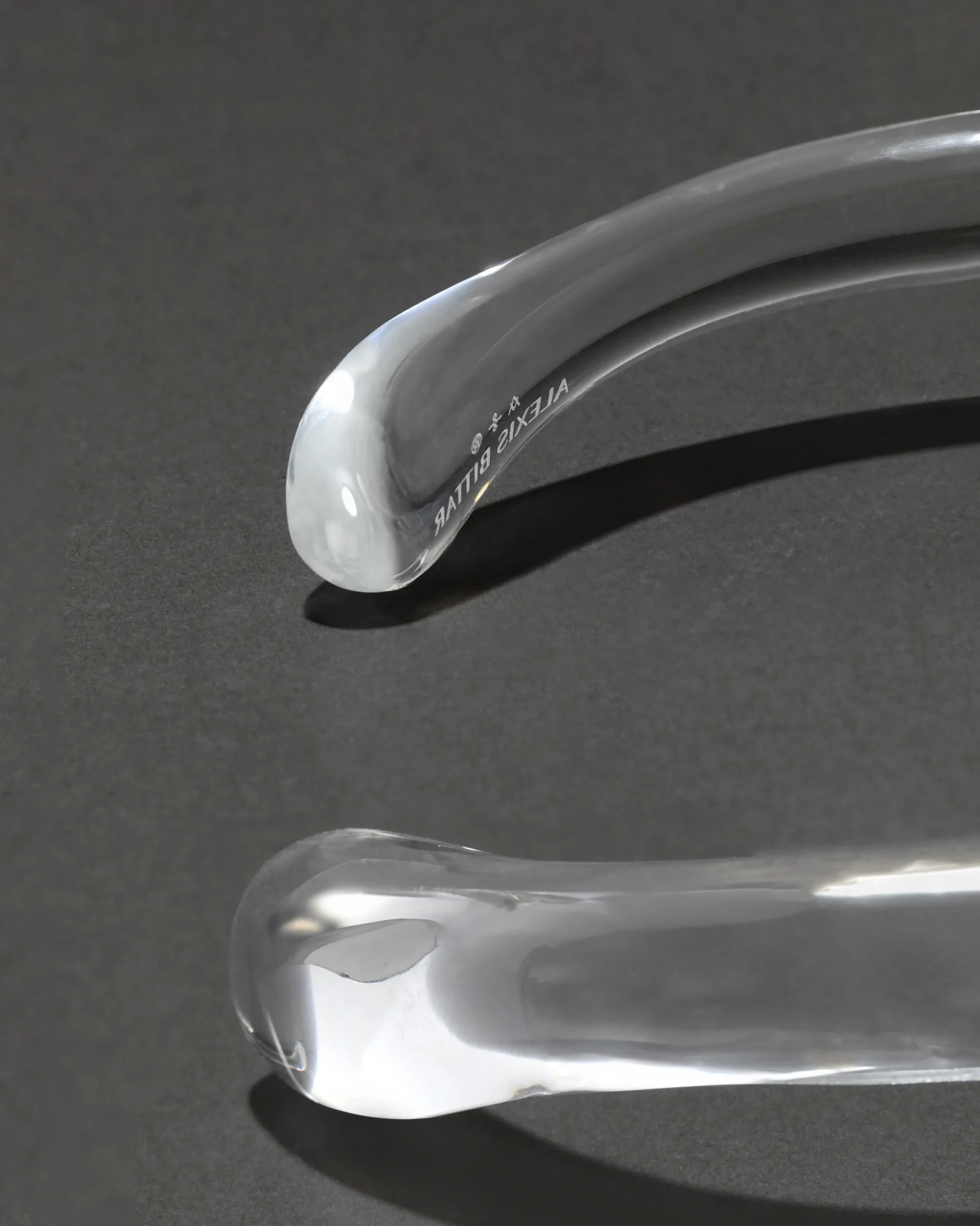 Liquid Lucite Collar Necklace