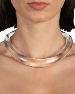 Liquid Lucite Collar Necklace
