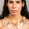 Liquid Lucite Pebble Necklace