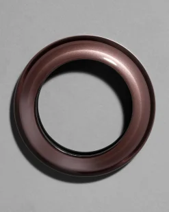 Lucite Saucer Bangle Bracelet- Dusty Rose