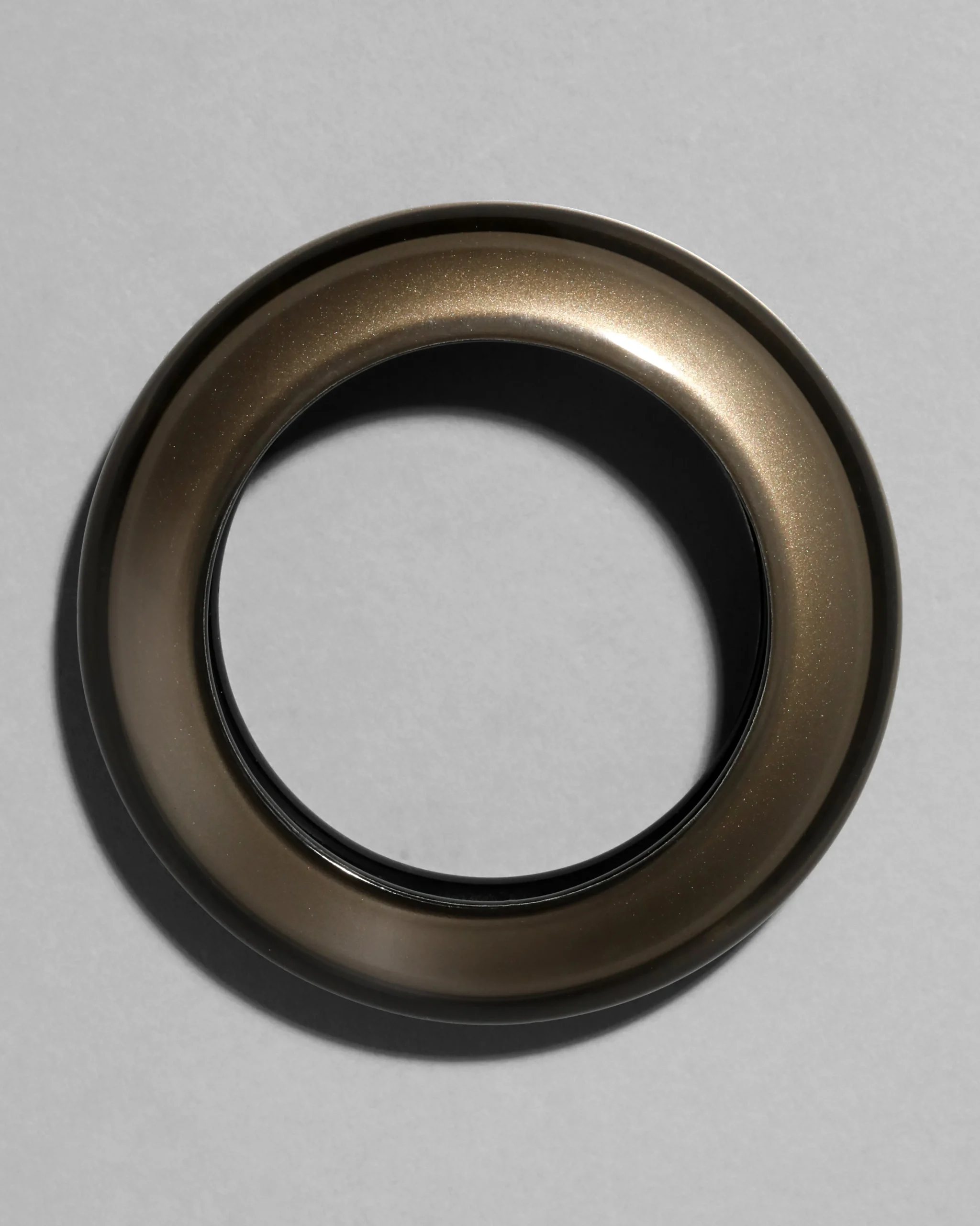 Lucite Saucer Bangle Bracelet- Dune