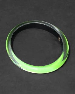 Lucite Skinny Bangle- Fluorescent Yellow