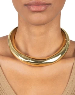 Metal Hinge Collar- Gold