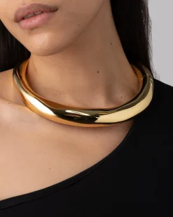 Metal Hinge Collar- Gold