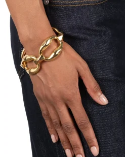 Molten Gold Link Bracelet