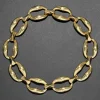Molten Gold Link Necklace