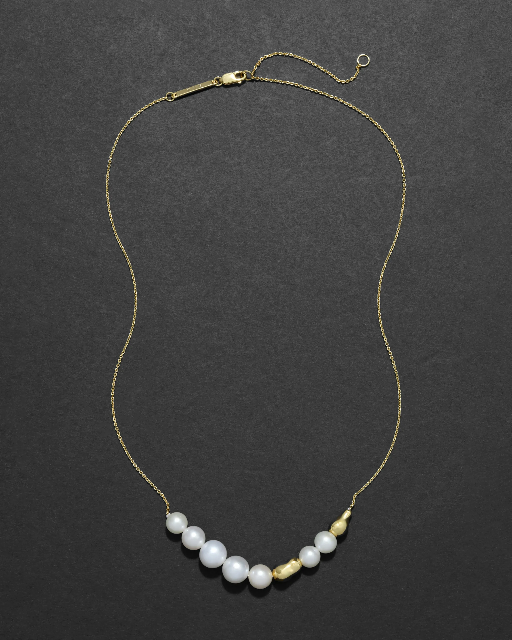 Perla Beaded Slider Necklace