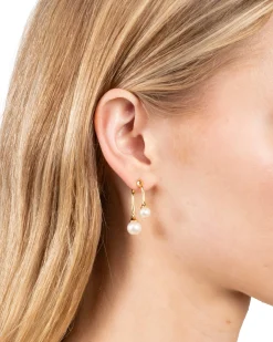 Perla Front Back Post Earring