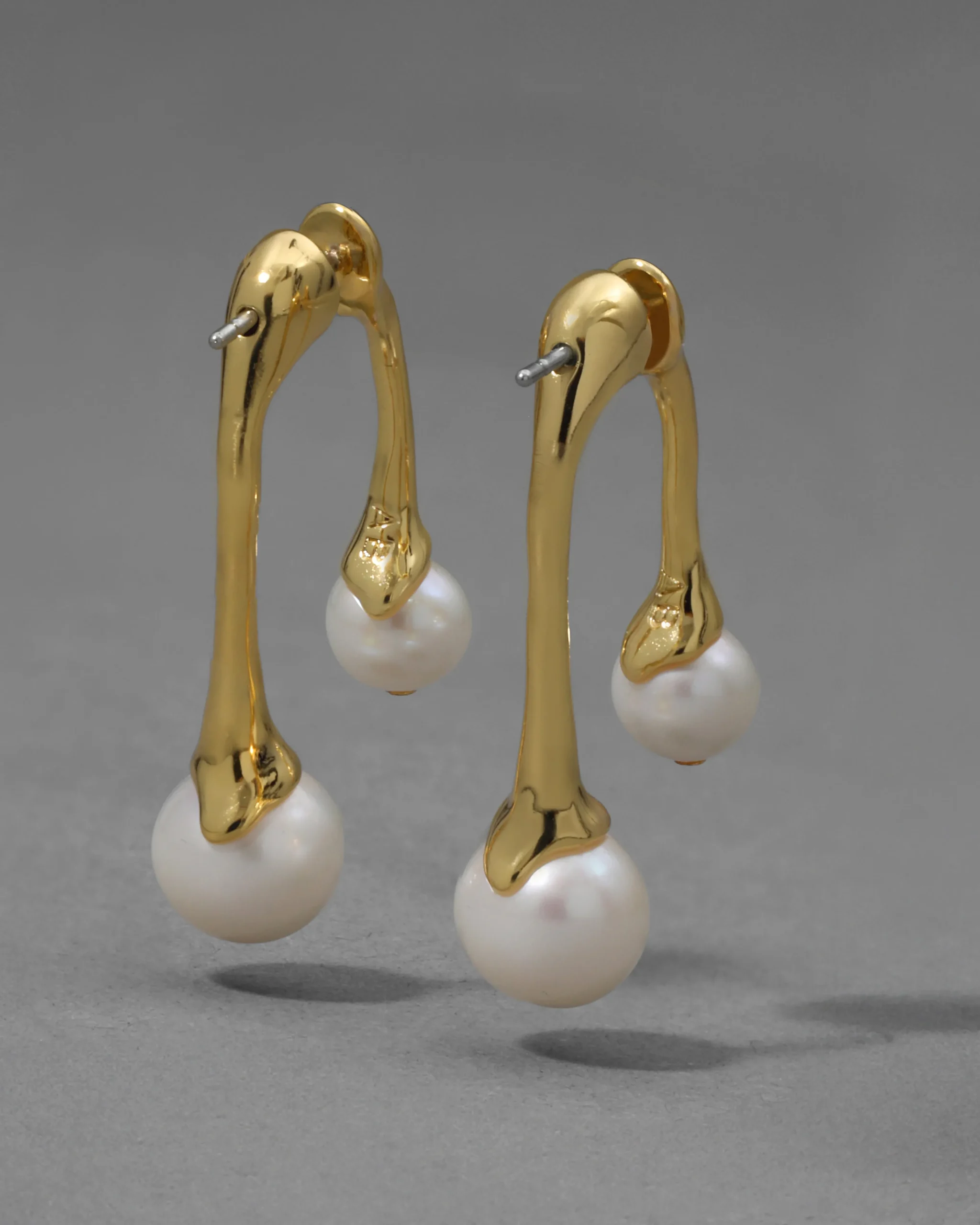 Perla Front Back Post Earring