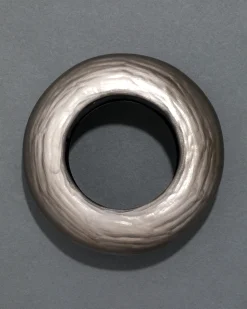 Puffy Lucite Bangle Bracelet- Chocolate
