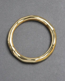 Small Molten Bangle Bracelet- Gold