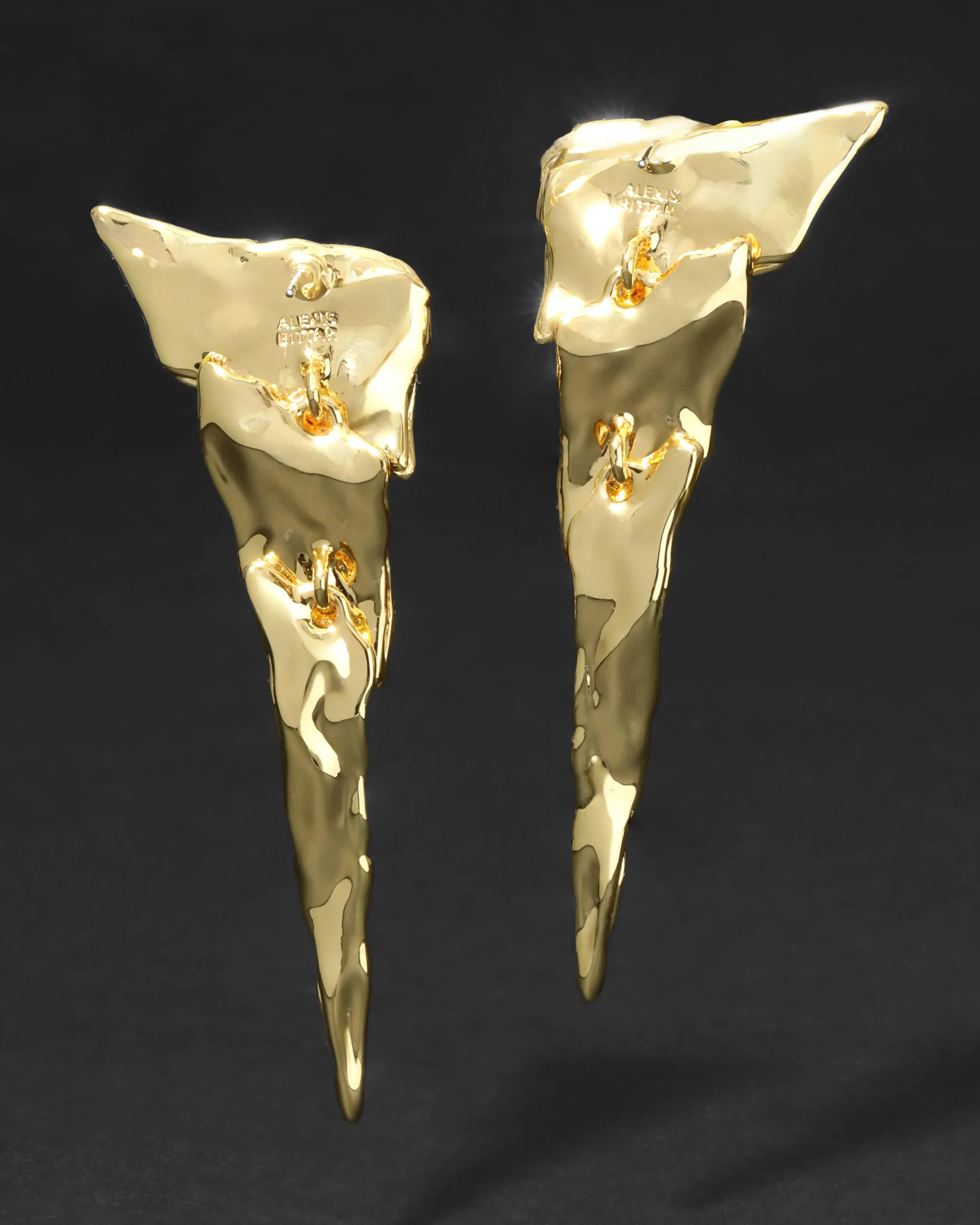 Solanales Crystal Cascade Post Earring