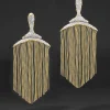 Solanales Crystal Large Fringe Chandelier Earring
