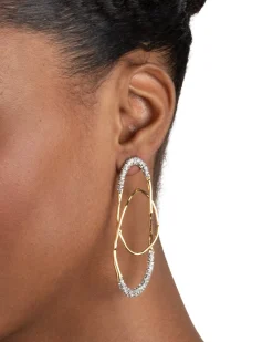 Solanales Crystal Large Orbit Earring